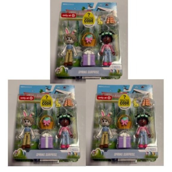 Roblox Brookhaven Spring Surprise Action Figure 3PK - Picture 2 of 3